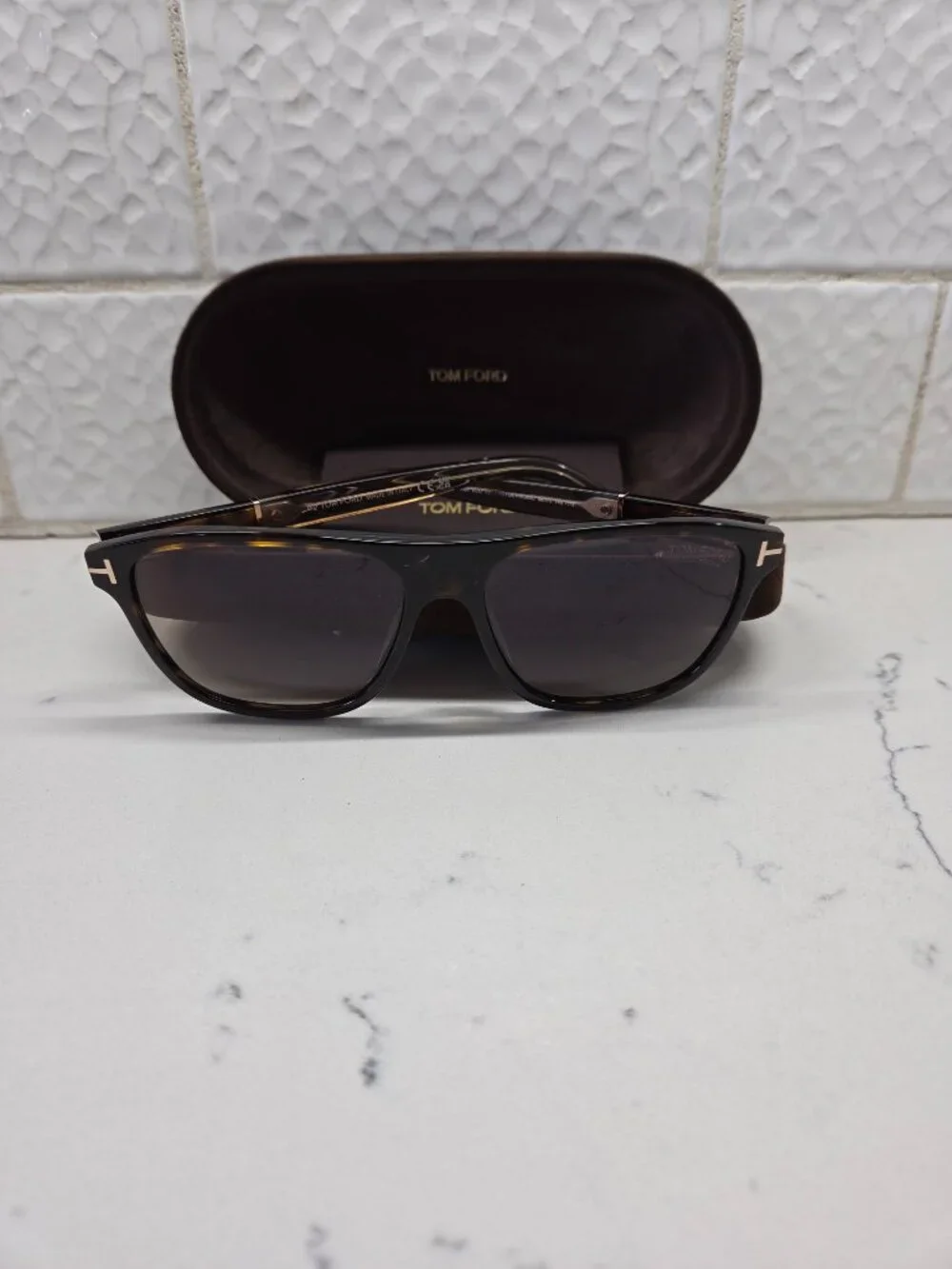 NWT Tom Ford Frances Dark Havana Photochromic Sunglasses TF1081/S Full Set